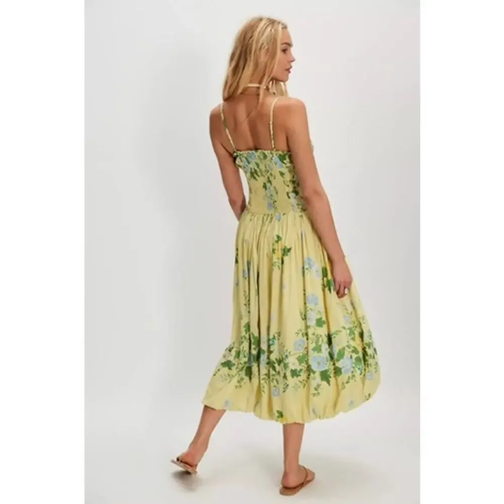 Free People Annalise Midi Dress, NWT, Size M - Picture 3 of 5